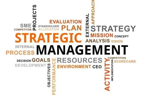 Consulting team working on strategic management
